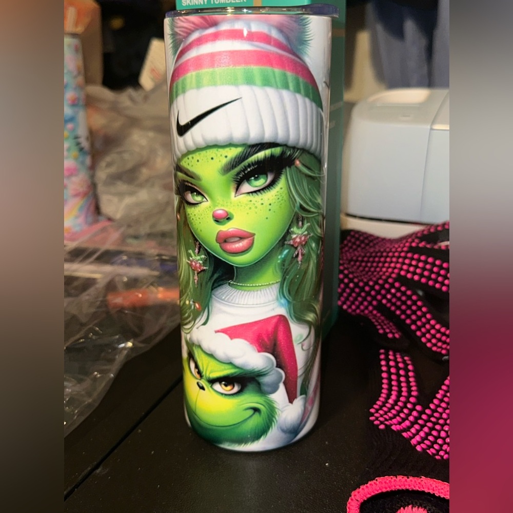 Custom made 20oz skinny tumbler